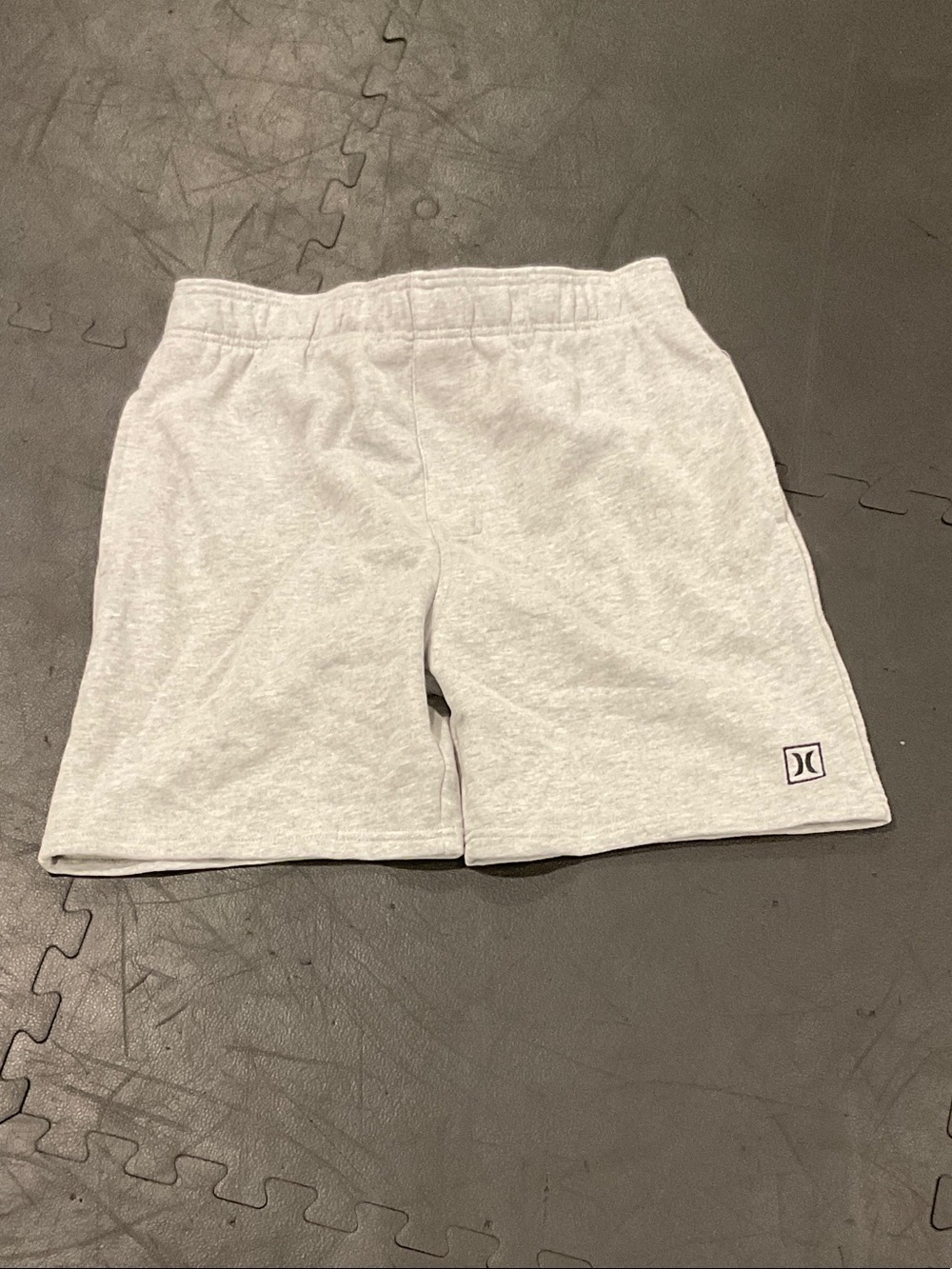 Hurley Light Gray Athletic Knit Shorts
